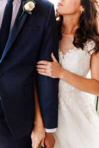 Ruby360 Lodge Groom and Bride holding each other 