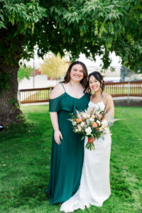 Portrait of Maid of Honor and Bride