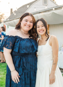 best friends taking a photo 