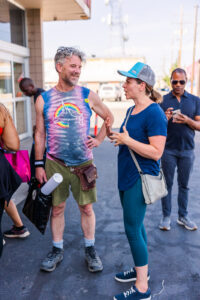 people talking
