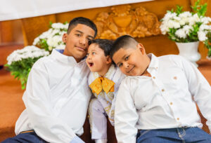 boys smiling 