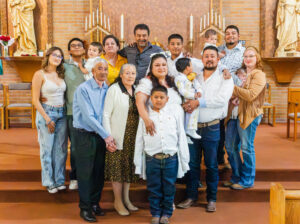family photo at Elko Catholic Church