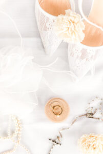 Wedding details taken outside Ruby 360 Lodge