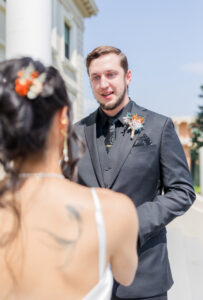 groom saying vows for my wedding portfolio 