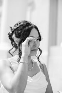 bride crying for my wedding portfolio 