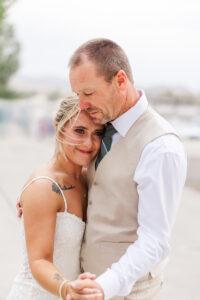 bride and dad dancing and he is crying