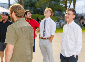 someone laughing