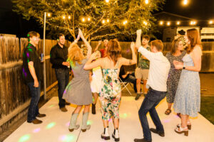 friends dancing 